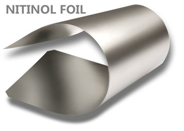O Special alto da plasticidade liga a folha/tira de Nitinol