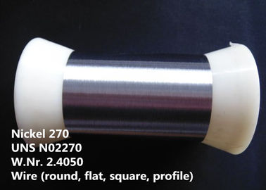 Níquel a parte alta que de 270/UNS N02270 as ligas especiais Foil/fio para a parte eletrônica