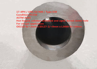 A precipitação Martensitic que endurece 17-4PH de aço inoxidável, espessura de parede SUS630/S17400 grossa forjou o tubo