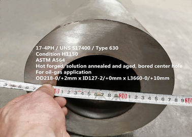 A precipitação Martensitic que endurece 17-4PH de aço inoxidável, espessura de parede SUS630/S17400 grossa forjou o tubo
